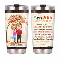 Personalized Anniversary Steel Tumbler JL212 30O31 thumb 1