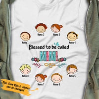 Personalized Blessed To Be A Grandma T Shirt MR121 73O36 thumb 1