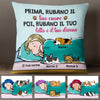 Personalized Italian Dog Tuo Cuore Pillow AP161 29O47 (Insert Included) 1