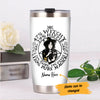 Personalized Halloween Witch Percentage White Steel Tumbler JL151 30O53 1