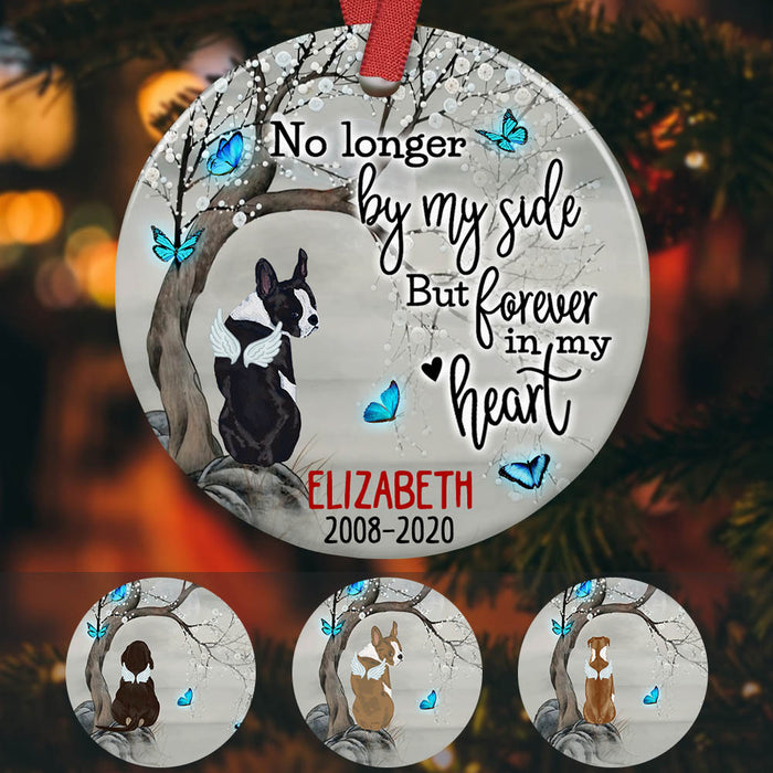 Personalized Forever In Our Hearts Dog Memorial  Ornament OB192 29O60 1
