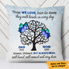 Personalized Butterfly Memorial Mom Dad Pillow FB225 81O47 (Insert Included) 1