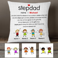 Personalized Stepdad Dad Pillow MY51 87O53 (Insert Included) thumb 1