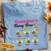Personalized Grandma Honey Bees  White T Shirt JN175 85O53 thumb 1