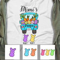 Personalized Grandma Peeps Easter Truck T Shirt FB192 67O53 thumb 1