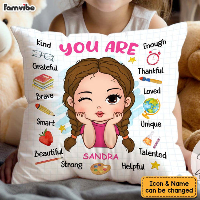 Personalized Gift For Granddaughter You Are Affirmation Pillow 32251 1