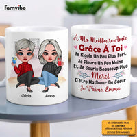 Personalized French Friend Gift À Ma Meilleure Amie Mug 30838 thumb 1