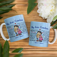 Personalized Grandma Grandson Love Mug MR41 67O57 thumb 1