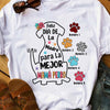 Personalized Spanish Mamá Abuela Perro Dog Mom Grandma T Shirt AP152 65O36 1