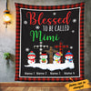 Personalized Blessed To Be Called Grandma Christmas Blanket NB231 30O34 1