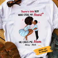 Personalized BWA Mom There This Boy T Shirt AG101 30O47 thumb 1