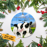 Personalized You Are Mine Cows Couple  Ornament SB151 29O53 thumb 1