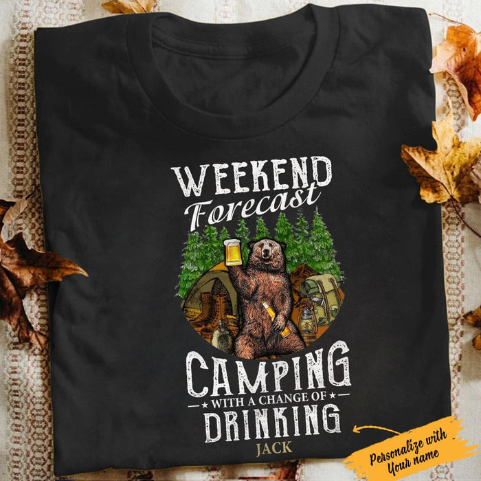 Personalized Camping Bear T Shirt JN51 67O65 1