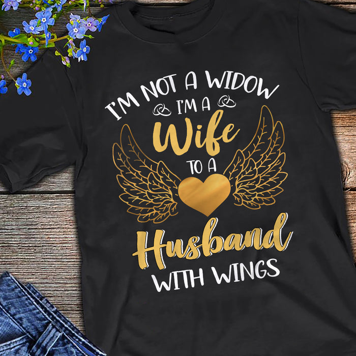 Couple Widow Memorial Husband Widow T Shirt  DB2520 81O57 1