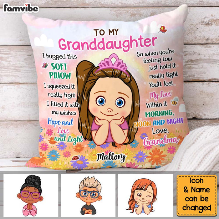 Personalized Gift For Granddaughter Hug This Pillow 32173 1