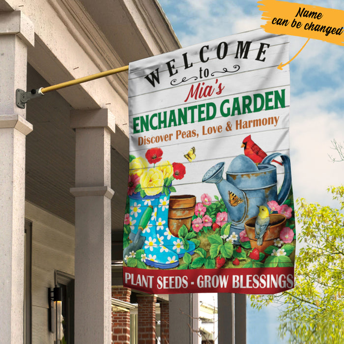 Personalized Plant Seeds Blessings Garden Gardening Flag AG211 28O57 1