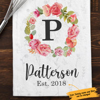 Personalized Family Kitchen Towel DB141 73O34 thumb 1