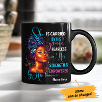 Personalized Carried By His Grace BWA God Mug SB81 29O47 thumb 1