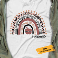 Personalized Teacher Love Inspire T Shirt JN32 30O58 thumb 1