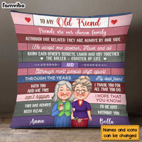 Personalized Gift For Old Friends The Roller-Coaster of Life Pillow 30480 thumb 1