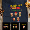 Personalized Christmas Grandma Cookie Tasting Crew T Shirt OB72 85O57 1