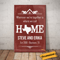 Personalized Home State Canvas JL201 81O34 thumb 1