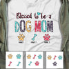 Personalized Blessed To Be A Dog Mom T Shirt OB142 95O60 1