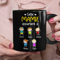 Personalized Papy Mamie French Grandma Grandpa Belongs Mug MR234 81O34 thumb 1