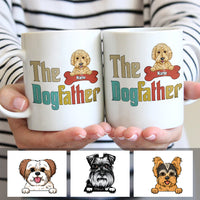 Personalized Dog Father Happy Father's Day Mug JN8771 67O47 thumb 1