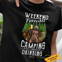 Personalized Camping Bear T Shirt JN51 67O65 thumb 1
