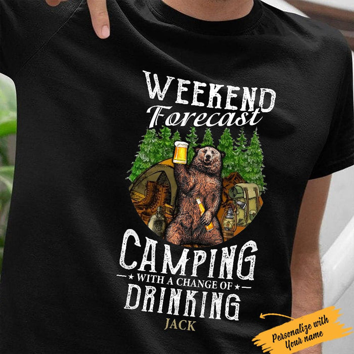Personalized Camping Bear T Shirt JN51 67O65 1