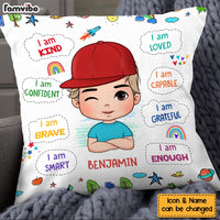 Personalized Gift For Grandson Affirmation Pillow 30561 thumb 1