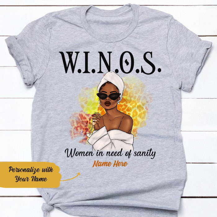 Personalized BWA Wine In Need Of Sanity T Shirt AG312 73O58 1