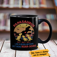 Personalized Dad Grandpa Roarsome Dinosaur Mug MY51 95O36 thumb 1