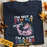 Personalized Gym Unicorn T Shirt JN304 95O36 thumb 1