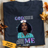 Personalized BWA Nurse God Heals Me T Shirt AG112 27O47 thumb 1