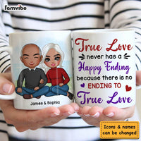 Personalized Couple Gift There Is No Ending To True Love Mug 31239 thumb 1