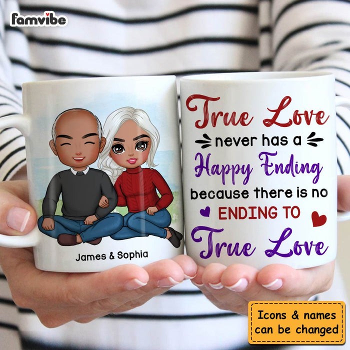 Personalized Couple Gift There Is No Ending To True Love Mug 31239 1