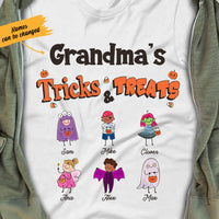 Personalized Halloween Grandma  White T Shirt JL161 95O36 thumb 1