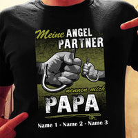 Personalized Dad Fishing  German Papa Angeln T Shirt AP131 26O53 thumb 1