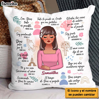 Personalized Gift For Daughter Spanish Bible Daily Reminders Pillow 32229 thumb 1