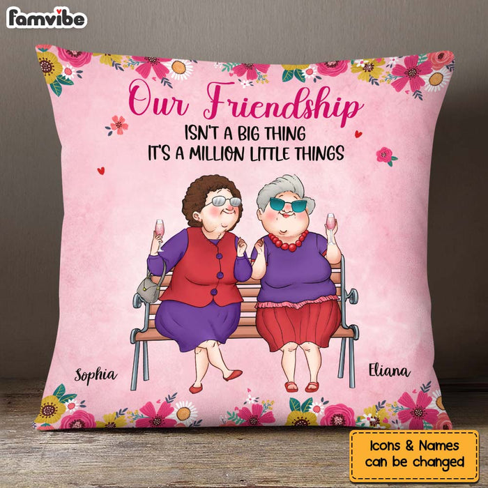 Personalized Gift For Friends It's A Million Little Things Pillow 30821 1