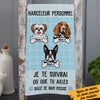 Personalized Harceleur Personnel Chien French Personal Stalker Dog Towel AP91 67O36 1