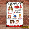 Personalized Mom Grandma Kitchen Metal Sign JL82 95O34 1