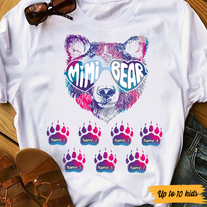 Personalized Mom Grandma Bear T Shirt MY133 30O47 1