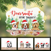 Personalized Dear Santa Dog Christmas Benelux Ornament NB183 67O60 1