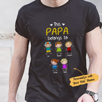 Personalized Grandpa Doodle T Shirt SMY224 81O34 thumb 1