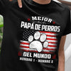 Personalized Papá Perro Spanish Dog Dad T Shirt AP141 67O57 1