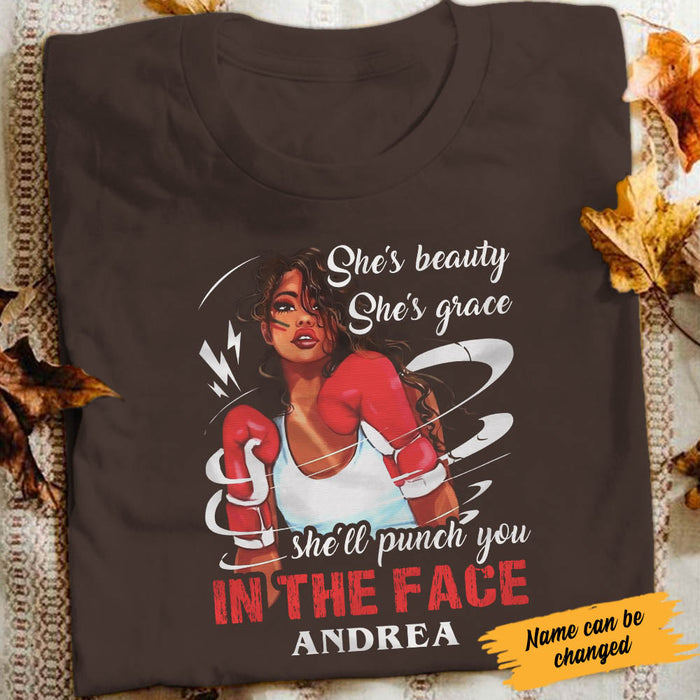 Personalized BWA Gym Boxing Girl T Shirt JL15 81O60 1