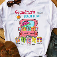 Personalized Mom Grandma Beach T Shirt MY131 30O58 thumb 1